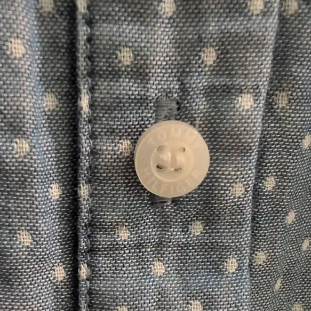 Tommy Hilfiger Polka Dot Print Sleeveless Cotton Shirt Dress Size 10